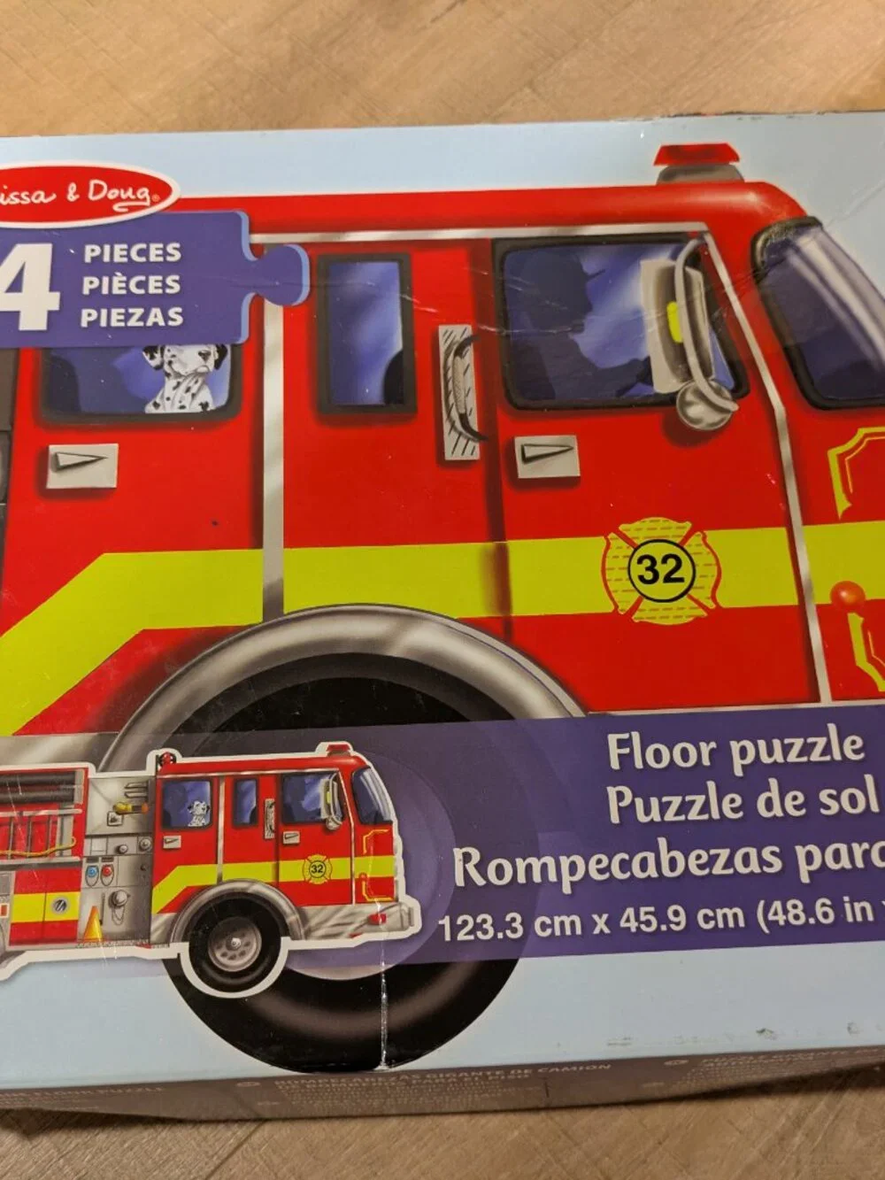 Two Melissa & Doug Puzzles Mickey Mouse Fire Truck